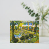 Hospital Courtyard at Arles Van Gogh Kunst Postkarte (Stehend Vorderseite)