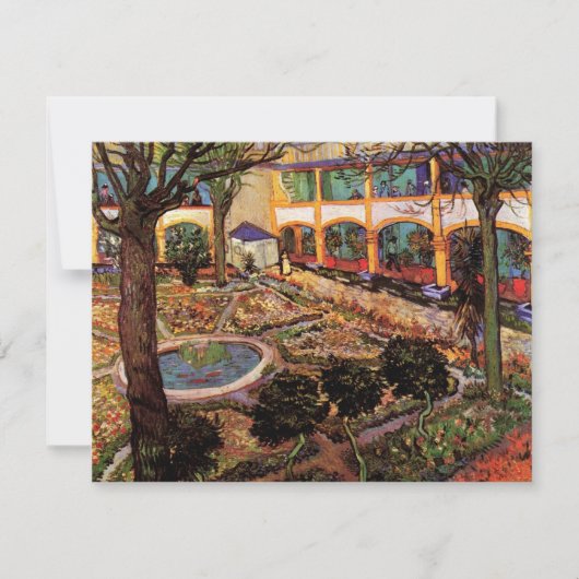 Hospital in Arles - Hof von Vincent van Gogh (Vorderseite)