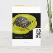 Hospital-Körbchen für Blüten Karte (Rückseite)