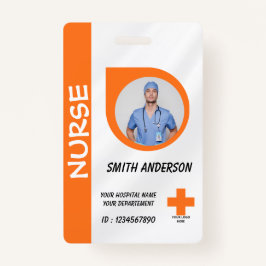 Hospital Staff Photo ID Badge Ausweis