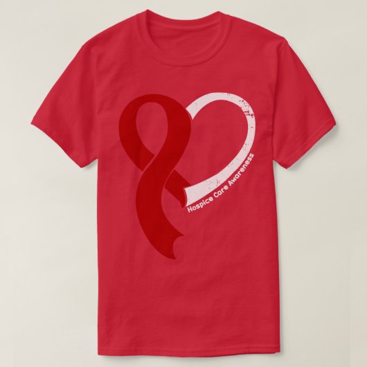 Hospitalaufklärung Hoffnung Liebe Herz Ribbon Happ T-Shirt (Design vorne)