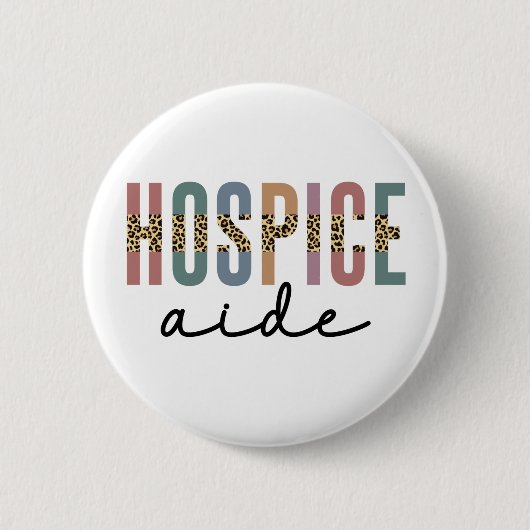 Hospitalhilfe | Pflege von Hospice | Krankenhausve Button (Vorderseite)