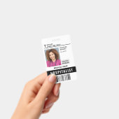 Hospitalist Arzt ID Foto Abzeichen Ausweis (Handheld)