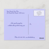 Hospitality: Illuminated Cros "Glad You Nocke" Car Postkarte (Rückseite)