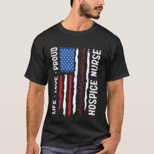 Hospiz CNA Frauen Veteranentag Hospiz Krankenschwe T-Shirt