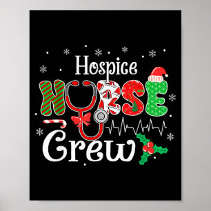 Hospiz-Krankenschwester-Crew Fliegen-Stethoskop We Poster
