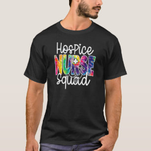Hospiz-Krankenschwester-Team Tie Dye Regenbogen-Te T-Shirt