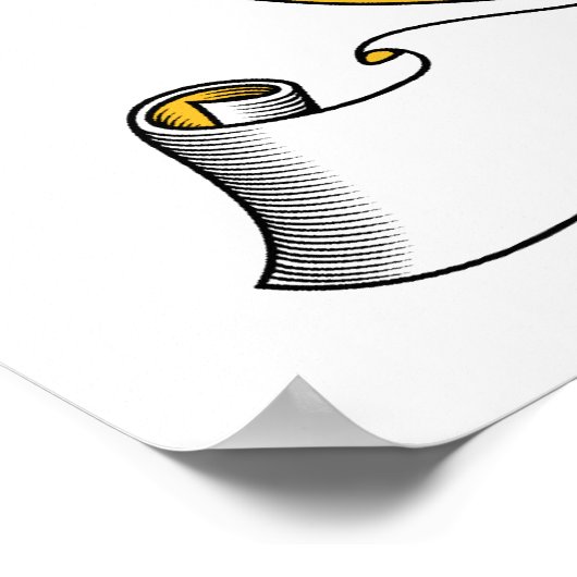 Hoss Familienwappen Poster (Ecke)