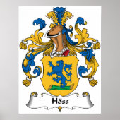 Hoss Familienwappen Poster (Vorne)