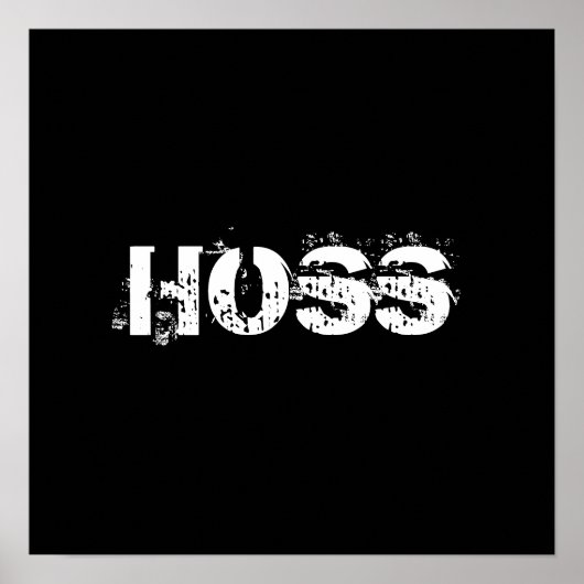 Hoss Poster (Vorne)