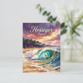 Hossegor France Postkarte (Stehend Vorderseite)