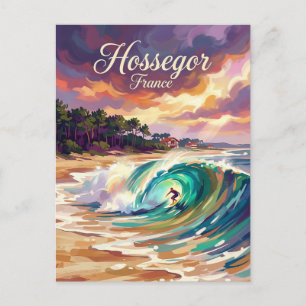 Hossegor Frankreich Postkarte