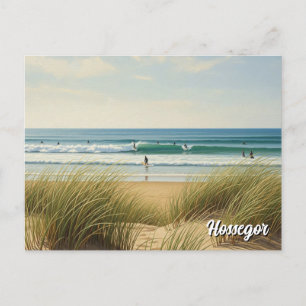 Hossegor Frankreich Surfer Postkarte