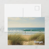 Hossegor Frankreich Surfer Postkarte (Vorne/Hinten)