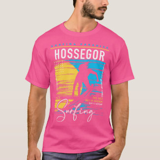 Hossegor Surfen Retro-Surf-Grafik Vintage-Surfer T-Shirt