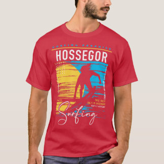Hossegor Surfing Retro Surf Graphic Vintag Surfer T-Shirt
