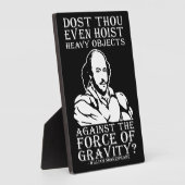 Host du sogar schwere Objekte? - Shakespeare Fotoplatte (Seite)