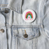 Host-Mama Rainbow Mother Day Liebe Niedlich Funny  Button (Beispiel)