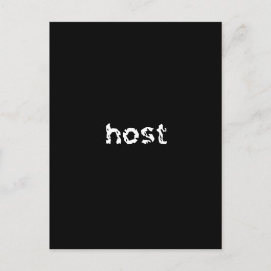 Host Postkarte (Vorderseite)
