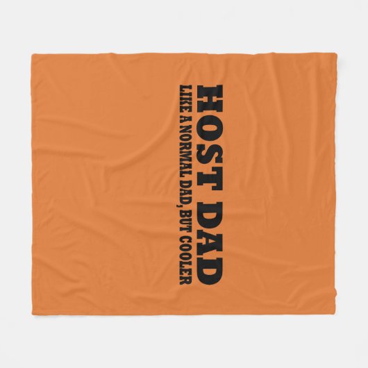 Host Vater wie ein normaler Vater, aber cooler Fleecedecke (Vorderseite (Horizontal))