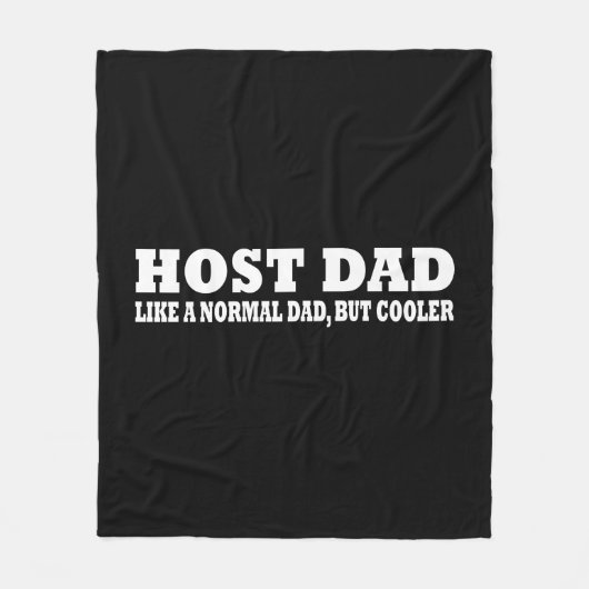 Host Vater wie ein normaler Vater, aber cooler Fleecedecke (Vorderseite)
