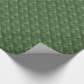 Hosta-Blatt-abstraktes Verpackungs-Papier Geschenkpapier (Ecke)
