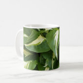 Hosta-Blätter Kaffeetasse (Vorderseite Links)