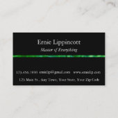 Hosta-Blätter Visitenkarte (Rückseite)