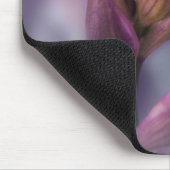 Hosta Blume Bud Lila und grün Mousepad (Ecke)