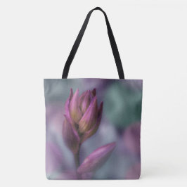 Hosta Blume Bud Lila und grün Tasche