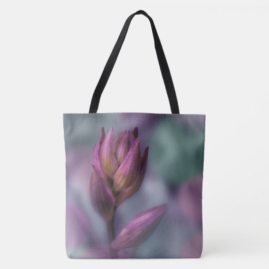 Hosta Blume Bud Lila und grün Tasche (Vorderseite)