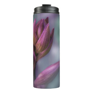 Hosta Blume Bud Lila und grün Thermosbecher