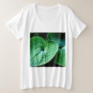 Hosta Heart Große Größe T-Shirt