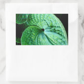 Hosta Heart Rechteckiger Aufkleber (Tasche)