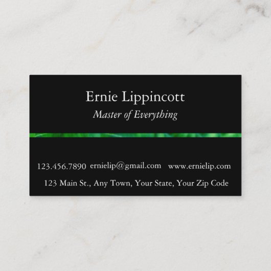 Hosta Heart Visitenkarte (Rückseite)