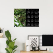 Hosta in Zen Garden Calendar Poster 2017 (Heimbüro)