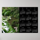 Hosta in Zen Garden Calendar Poster 2017 (Vorne)