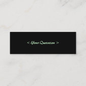 Hosta in Zen Garden Visitenkarte (Rückseite)