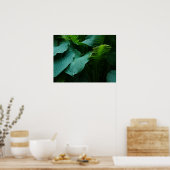 Hosta und Fern Poster (Küche)