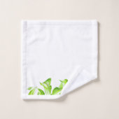 'Hosta with Mosta' auf einem Badetuch-Set Badhandtuch Set (Waschlappen)