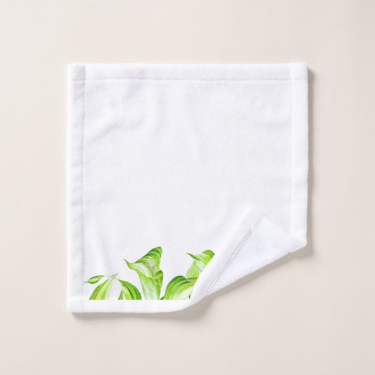 'Hosta with Mosta' auf einem Badetuch-Set Badhandtuch Set (Waschlappen)