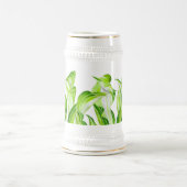 'Hosta with Mosta' auf einem Stein Bierglas (Mittel)