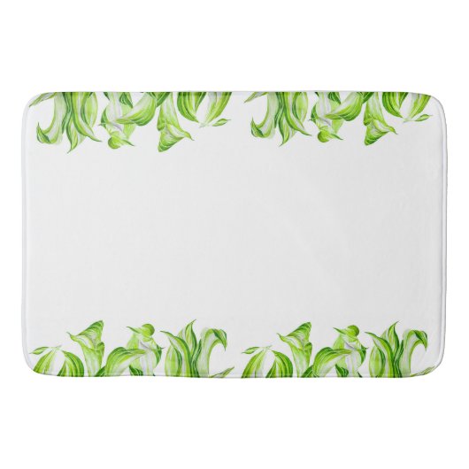 'Hosta with Mosta' auf einer Badematte (Vorderseite)