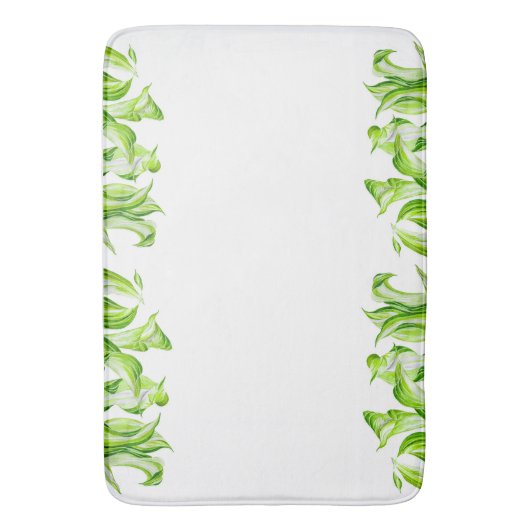'Hosta with Mosta' auf einer Badematte (Vorderseite Vertikal)