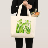 'Hosta with Mosta' auf einer Tote-Tasche Jumbo Stoffbeutel (Vorderseite (Produkt))