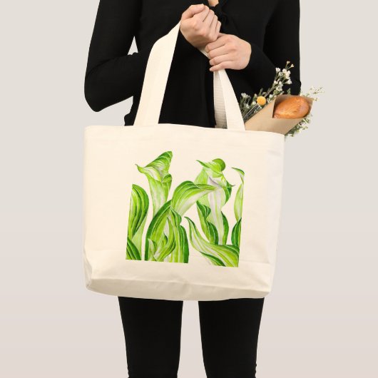 'Hosta with Mosta' auf einer Tote-Tasche Jumbo Stoffbeutel (Vorderseite (Produkt))