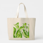 'Hosta with Mosta' auf einer Tote-Tasche Jumbo Stoffbeutel (Rückseite)