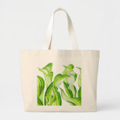'Hosta with Mosta' auf einer Tote-Tasche Jumbo Stoffbeutel (Vorne)