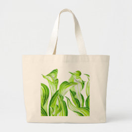 'Hosta with Mosta' auf einer Tote-Tasche Jumbo Stoffbeutel