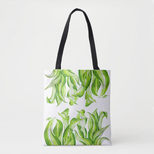 'Hosta with Mosta' auf einer Tote-Tasche Tasche (Vorderseite)